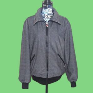 Vtg FILA Plaid Bomber‎ Jacket Maglificio Biellese 70s 80s 90s Made in Italy 38/M